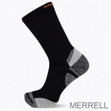 Merrell Socks Online UK Cushion Trail Runner Crew Women Black