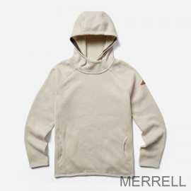 Shop Merrell Sweat Weather Pullover South Africa Women's Hooded Sweatshirt White