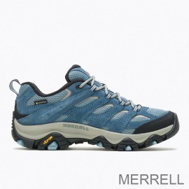 Merrell Outlet Hiking Shoes Moab 3 GORE-TEX® Women Blue